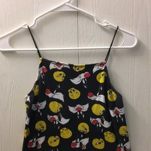 Tweetie crop top
